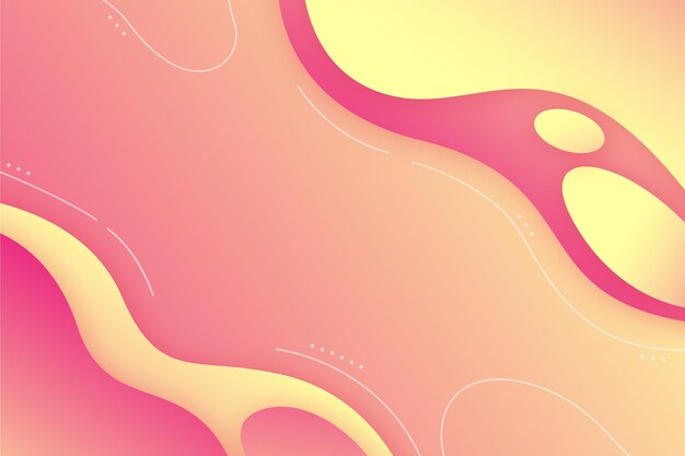 gradient abstract background with different shapes