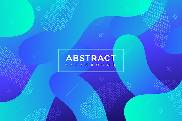 Gradient abstract background with modern shapes
