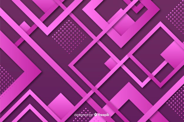 Gradient background geoemtric shapes