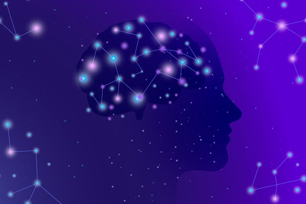 Gradient brain background