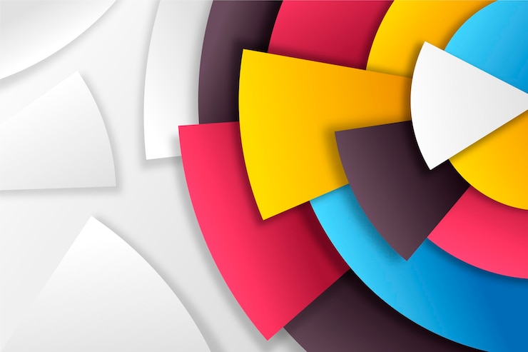 Gratis Vektor gradient geometric background