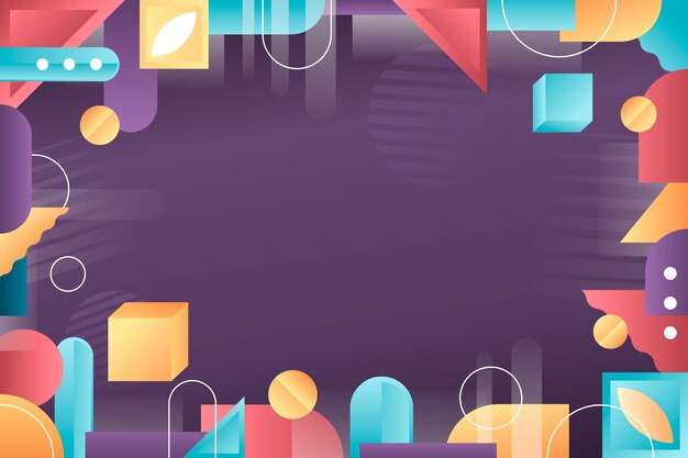 gradient geometric background