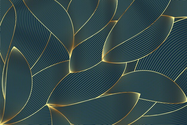 Gradient golden linear background