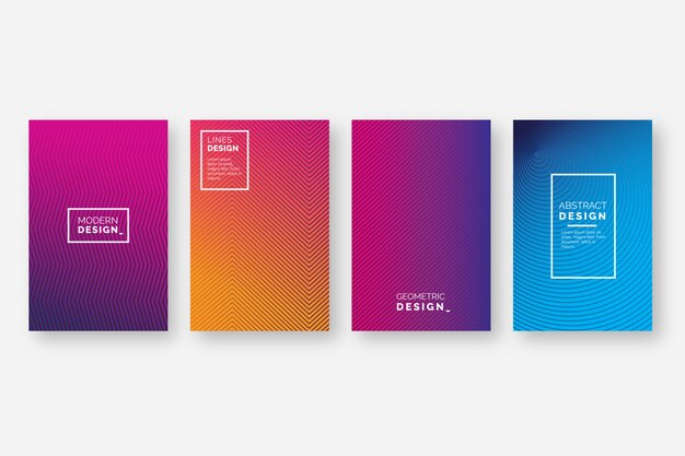gradient halftone cover collection