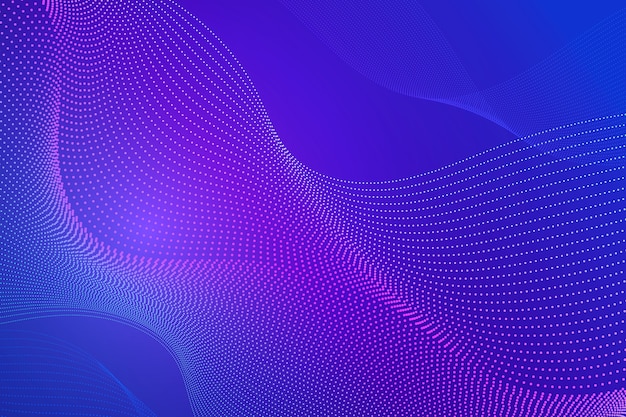 Gradient particle wave background