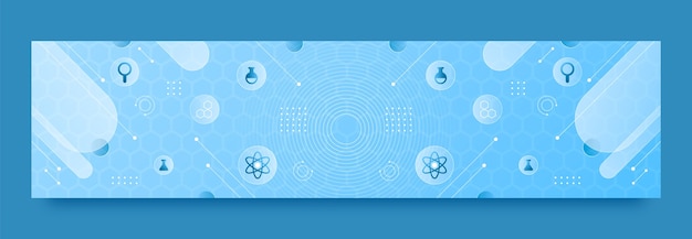 Gradient science event twitch banner