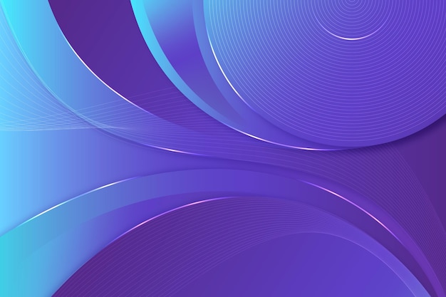 Gradient style smooth lines background