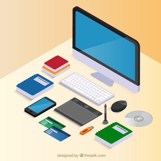 graphic design workspace background