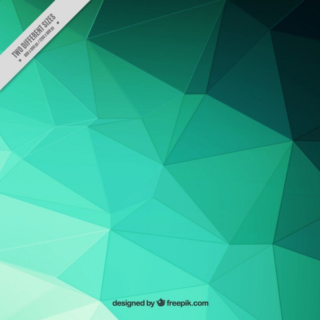 Green low poly background