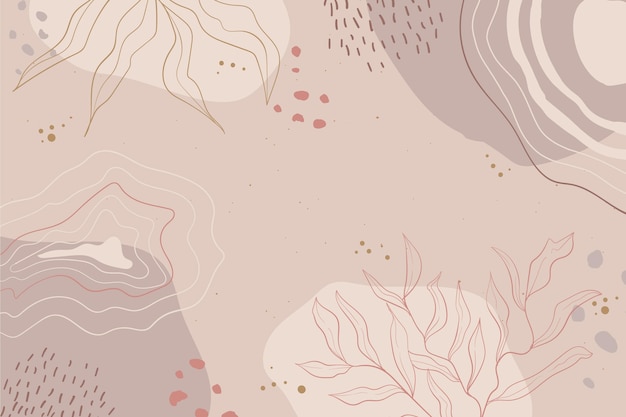Hand drawn style minimal background