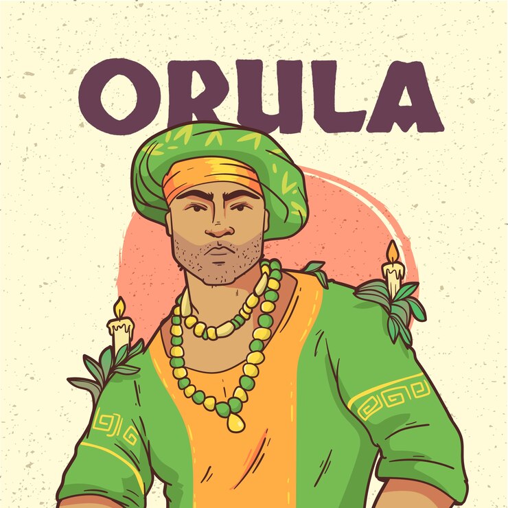 Gratis Vektor handritad illustration av orishas