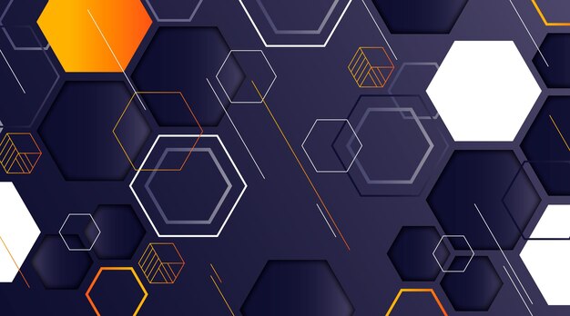 Hexagonal bakgrund med lutning