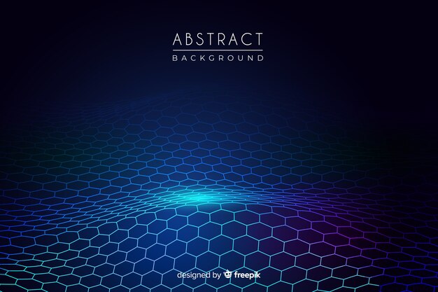 Hexagonal net background