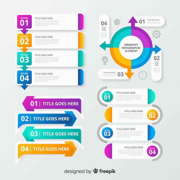 Infografiska element med lutning