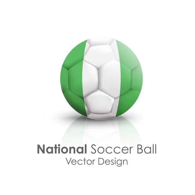 international soccer closeup symbol classic
