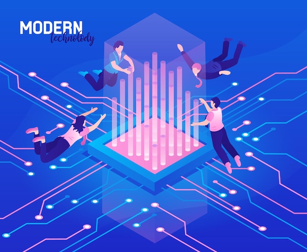 Isometric high technology