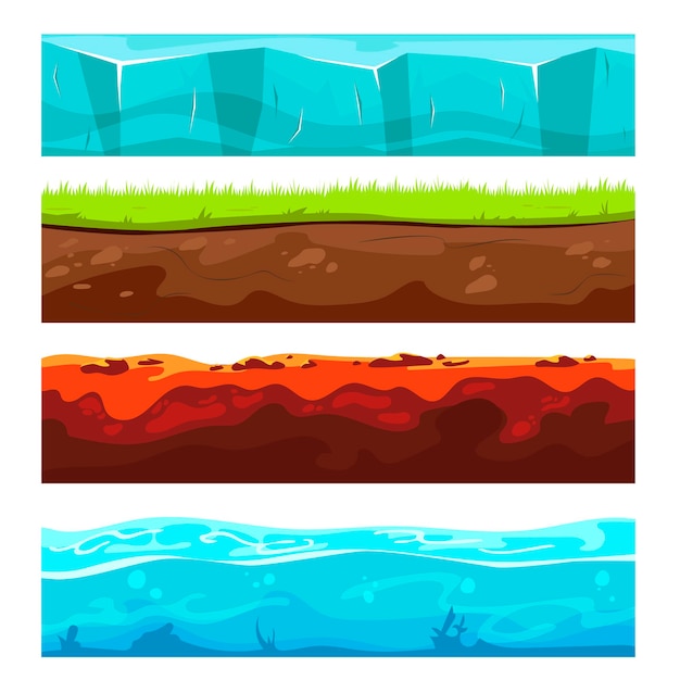 landscape ground layers set