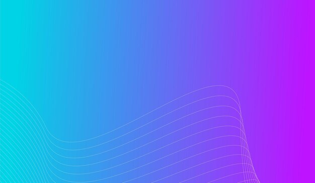 Line background wave gradient template design