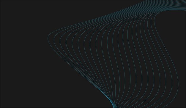 line wave background minimalist style