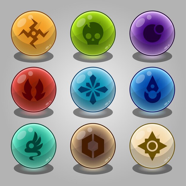 marbles balls set