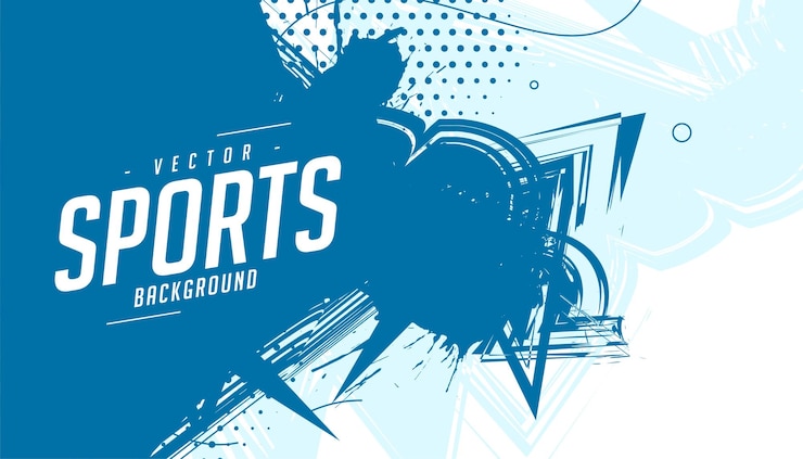 Gratis Vektor modern and abstract sporty vinyl background with splash effect