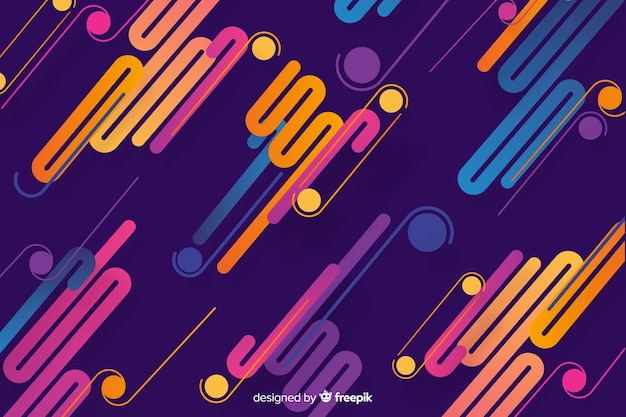modern background with gradient dynamic shapes