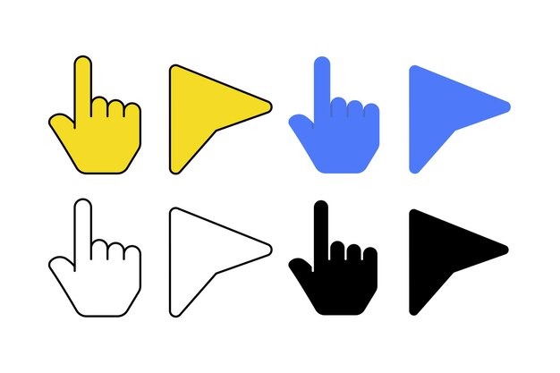 Mouse Cursors Set Multiple Styles