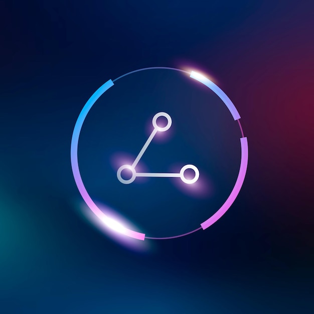 network icon vector connection symbol