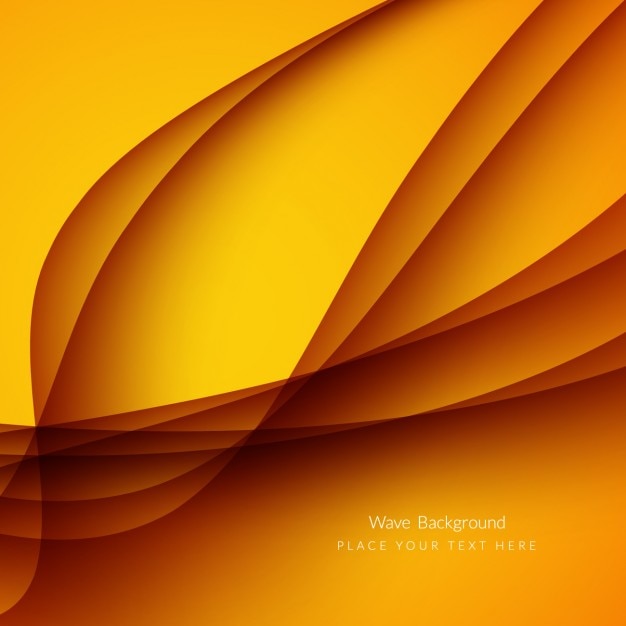 Orange modern bakgrund med vågor