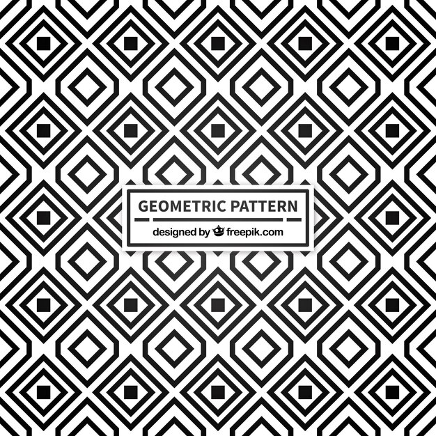 Pattern of geometric shapes