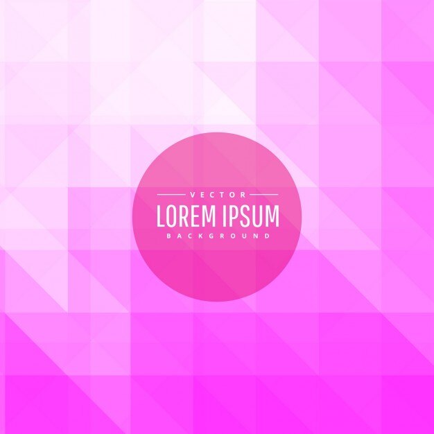 Pink abstract background in flat design 
