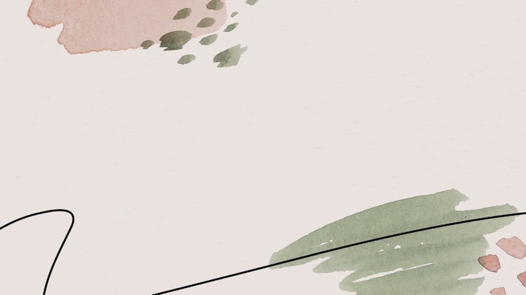 Gratis Vektor pink and green watercolor patterned background template