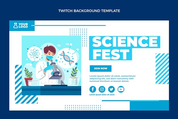 Platt design, vetenskaplig twitch-bakgrund