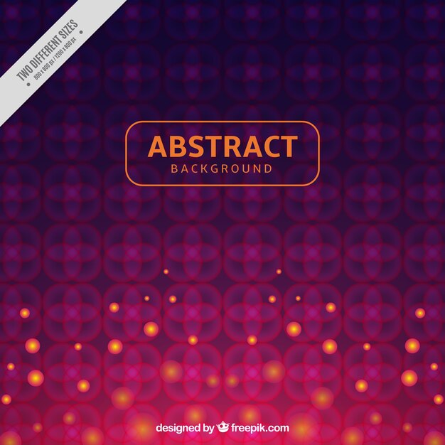 Purple abstract background with shiny shapes