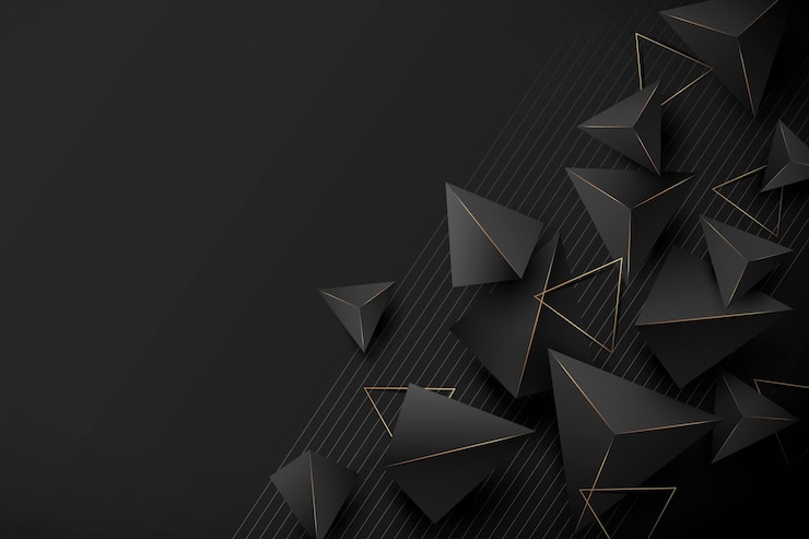 Gratis Vektor realistisk polygonal bakgrund