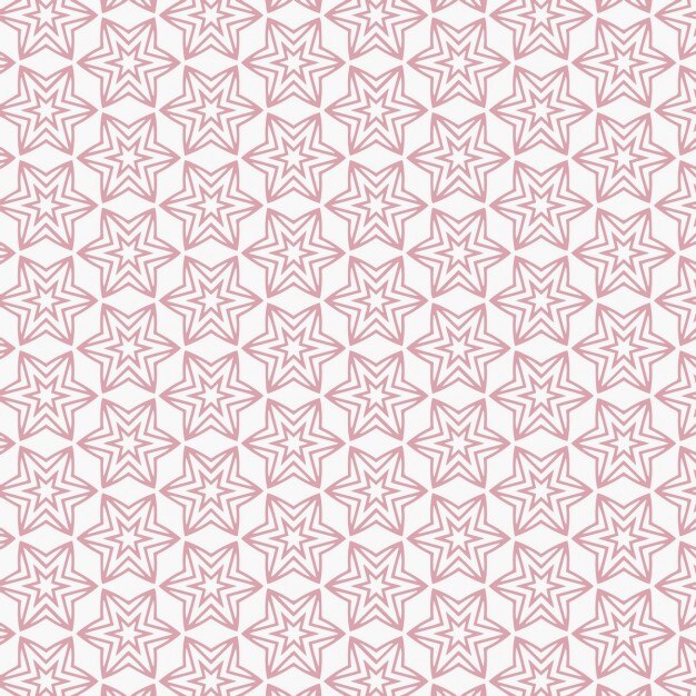 Red pattern with stars
