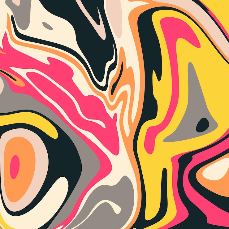 Gratis Vektor retro styled abstract background design