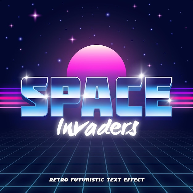 Retro tekst effekt