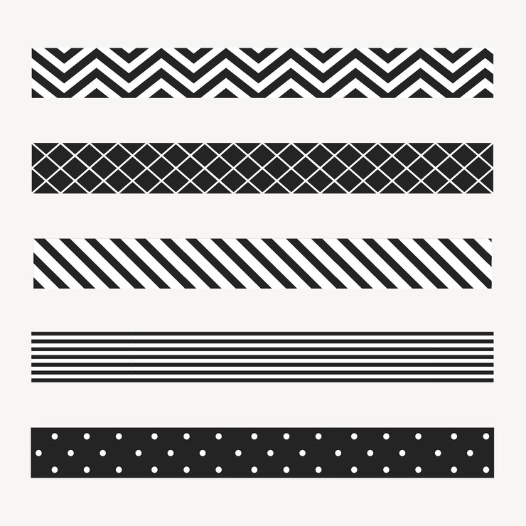 Gratis Vektor seamless pattern brush illustrator vector set