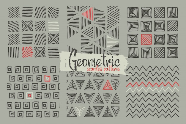 Set of seamless patterns