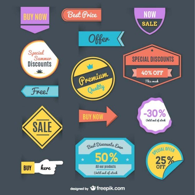 Special discount labels