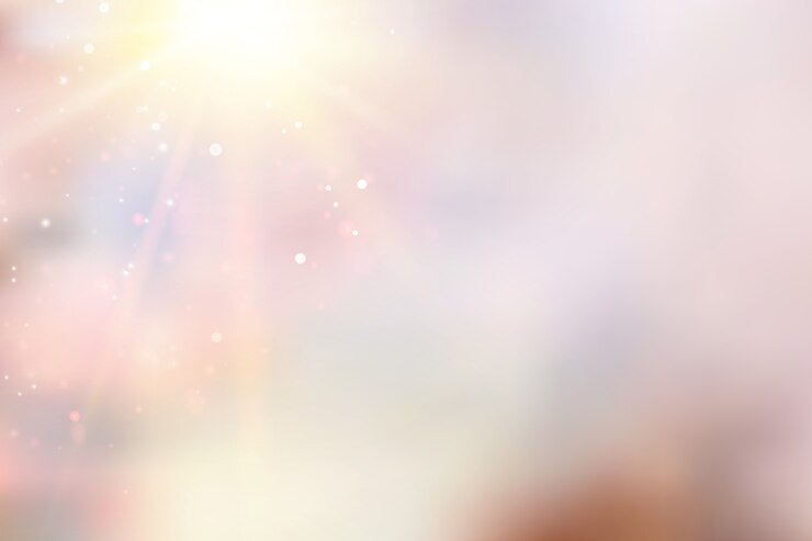 Gratis Vektor sun flash over pink bokeh background.