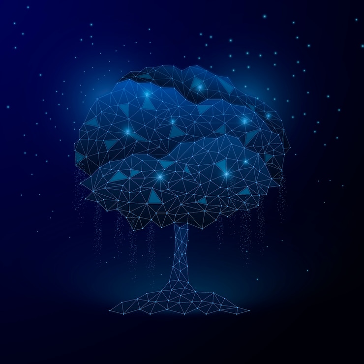Gratis Vektor technological style ecology concept