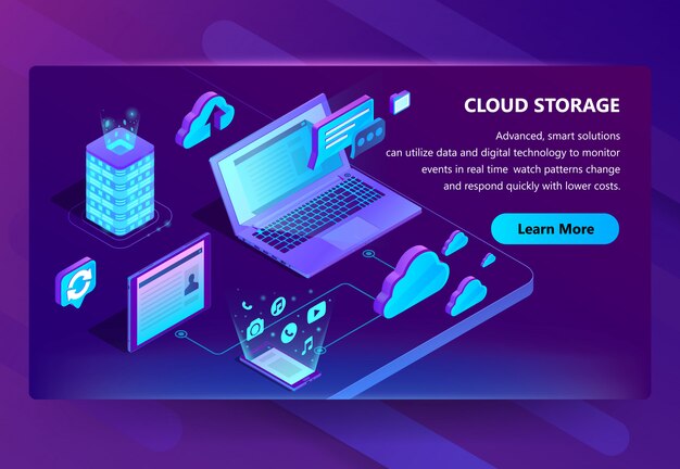 template of site for cloud storage