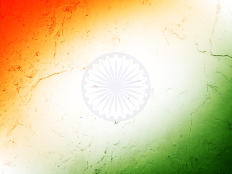 Gratis Vektor tricolor indian flag theme republic day 26th january texture background