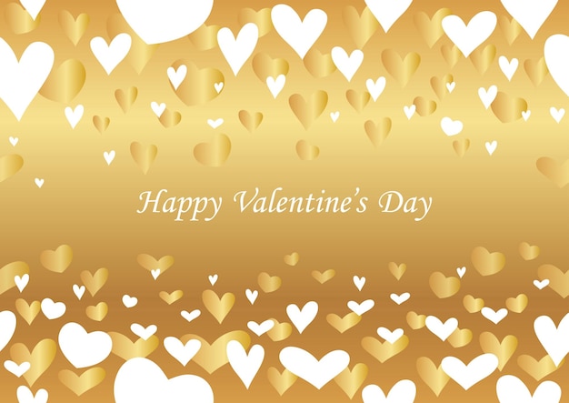 Valentines Day abstract seamless background with a translucent heart pattern Vector illustration
