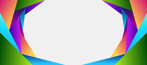 Vector abstract colorful low poly triangle shapes