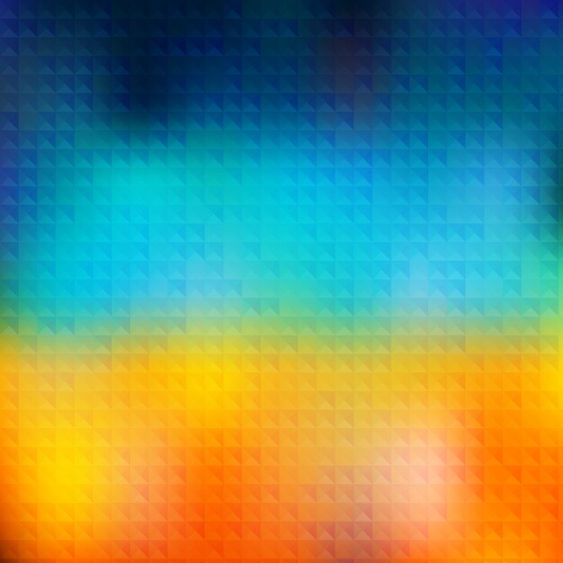 Vector summer pattern of geometric shapes.