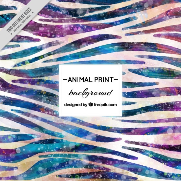 watercolor abstract animal background