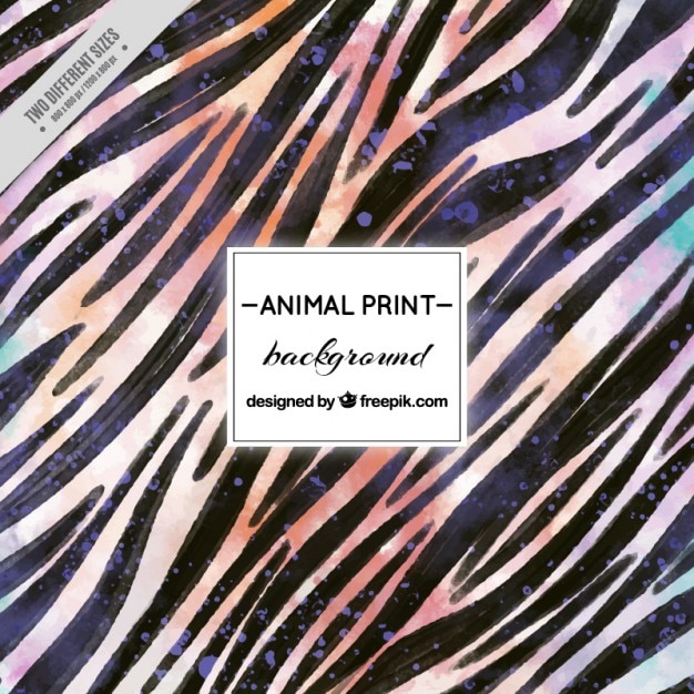 watercolor zebra stripes background